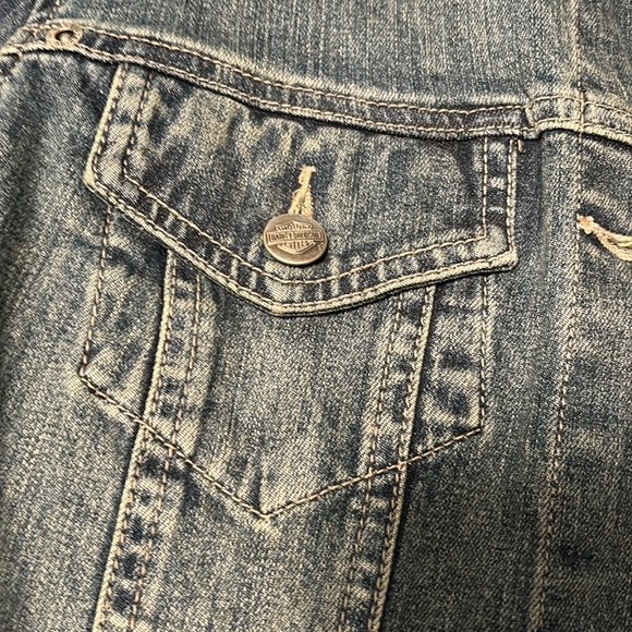 Harley-Davidson Jean jacket. - Picture 7 of 9